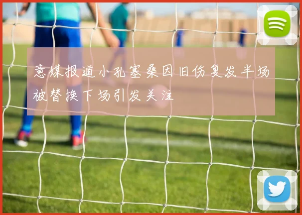意媒报道小孔塞桑因旧伤复发半场被替换下场引发关注